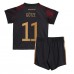 Maillot de foot Allemagne Mario Gotze #11 Extérieur vêtements enfant Monde 2022 Manches Courtes (+ pantalon court)